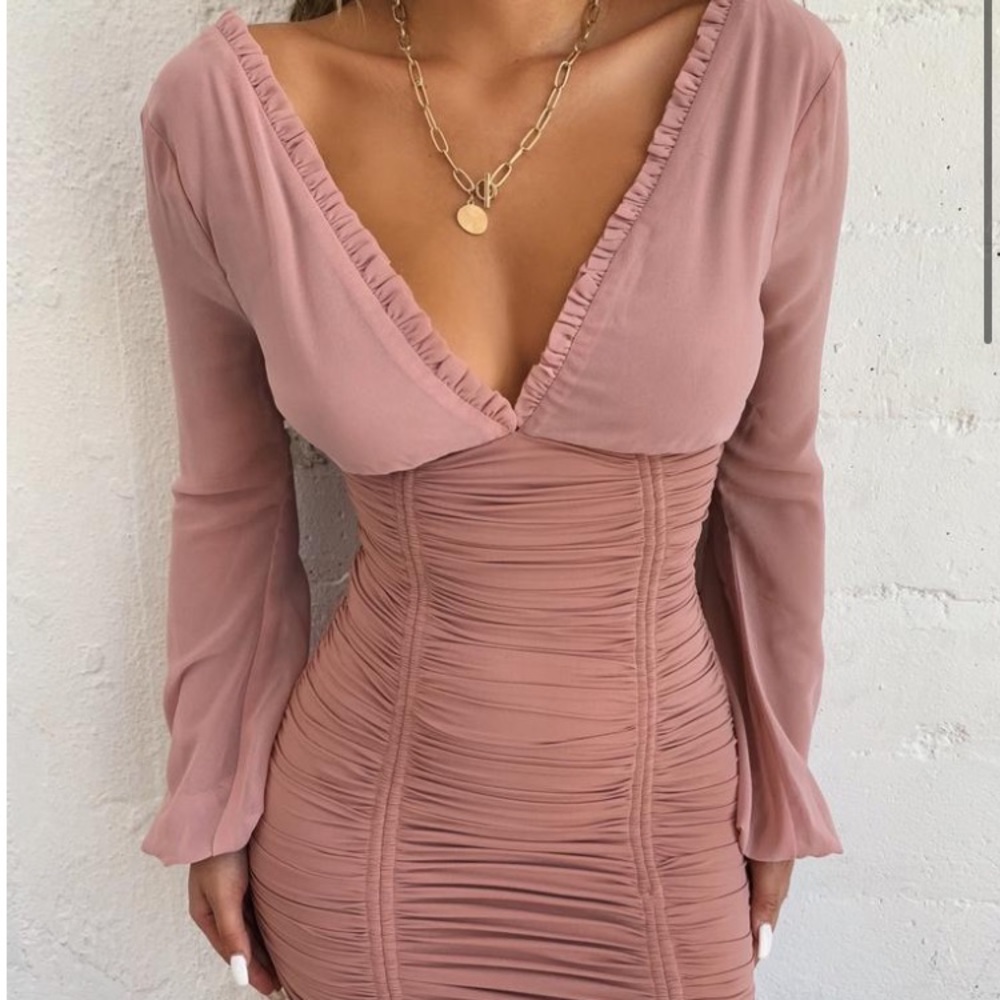 Magnolia dress tiger mist size small